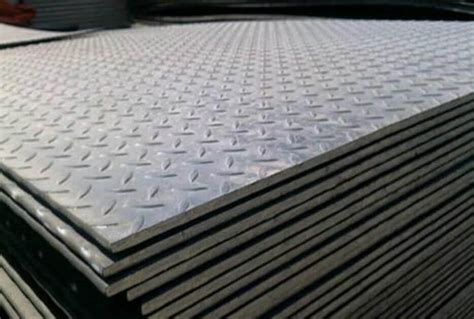 galvanized steel chequered plate